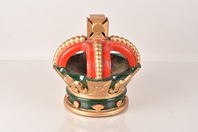 Lot 763 - A painted Ship's Mast Crown