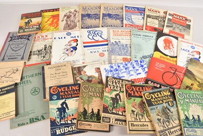 Lot 791 - A collection of Cycling Races Programmes and Manuals