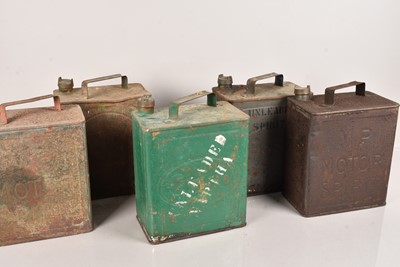 Lot 810 - Three Esso two Gallon Petrol Cans