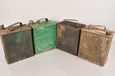 Lot 811 - Four Pratts Two Gallon Petrol Cans