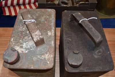 Lot 811 - Four Pratts Two Gallon Petrol Cans