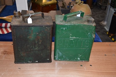 Lot 811 - Four Pratts Two Gallon Petrol Cans