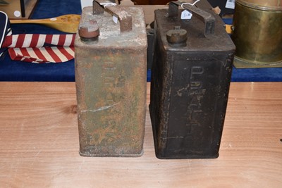 Lot 811 - Four Pratts Two Gallon Petrol Cans