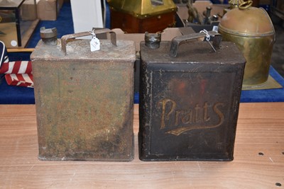 Lot 811 - Four Pratts Two Gallon Petrol Cans
