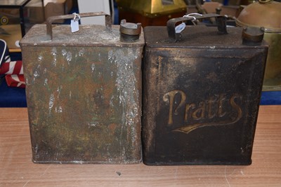 Lot 811 - Four Pratts Two Gallon Petrol Cans