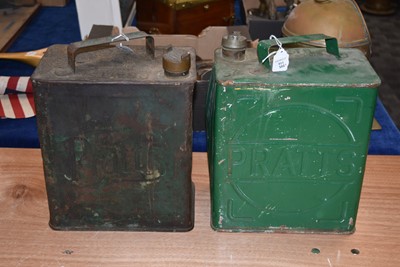 Lot 811 - Four Pratts Two Gallon Petrol Cans