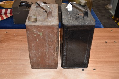 Lot 812 - Two SM & BP Ltd Two Gallon Petrol Cans