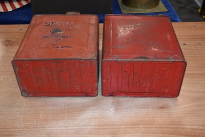 Lot 812 - Two SM & BP Ltd Two Gallon Petrol Cans
