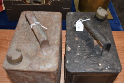 Lot 812 - Two SM & BP Ltd Two Gallon Petrol Cans