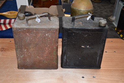 Lot 812 - Two SM & BP Ltd Two Gallon Petrol Cans