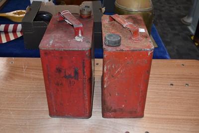 Lot 812 - Two SM & BP Ltd Two Gallon Petrol Cans