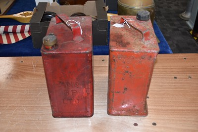 Lot 812 - Two SM & BP Ltd Two Gallon Petrol Cans