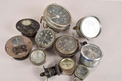 Lot 833 - An assortment of Vintage Vehicle Dials