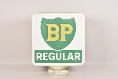 Lot 846 - A BP Regular Glass Petrol Pump Globe by Hailware