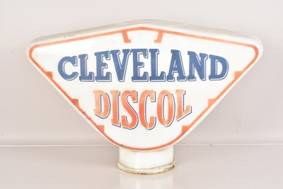 Lot 848 - A Cleveland Discol 'The Alcohol Blend' Glass Petrol Pump Globe