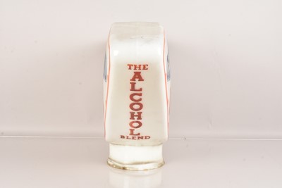 Lot 848 - A Cleveland Discol 'The Alcohol Blend' Glass Petrol Pump Globe