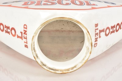 Lot 848 - A Cleveland Discol 'The Alcohol Blend' Glass Petrol Pump Globe