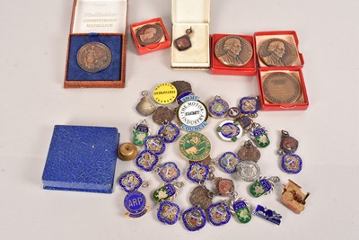 Lot 864 - A large collection of Cycling and Trial medallions