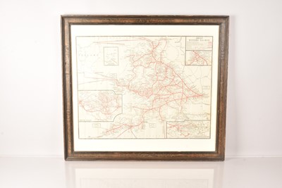 Lot 869 - A Great Western Railway Map