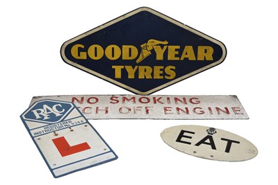 Lot 897 - A small selection of Motoring Signs