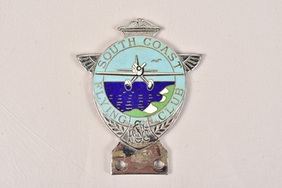 Lot 914 - South Coast Flying Club Car Badge