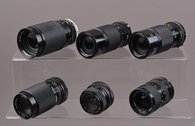 Lot 286 - A Group of Canon FD and FD Mount Lenses