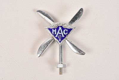 Lot 918 - A Vintage HACE Car Badge by Thomas Fattorini