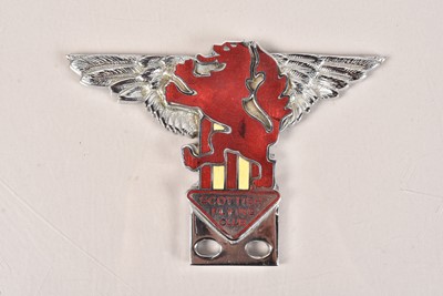 Lot 919 - Scottish Flying Club Car Badge