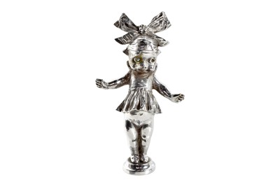 Lot 965 - A Vintage Car Mascot of a Young Girl