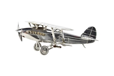 Lot 971 - An early 20th Century Bi-Plane Car Mascot