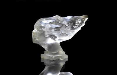 Lot 1021 - A Pre-War Glass Victory Car Mascot by Red-Ashay