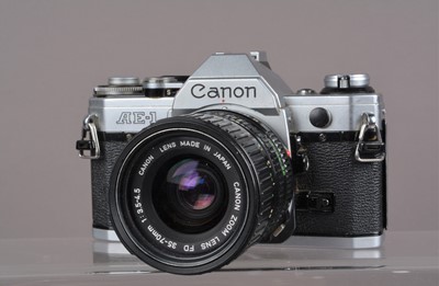 Lot 307 - A Canon AE-1 SLR Camera