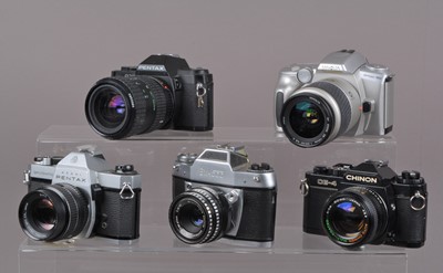 Lot 309 - A Group of SLR Cameras