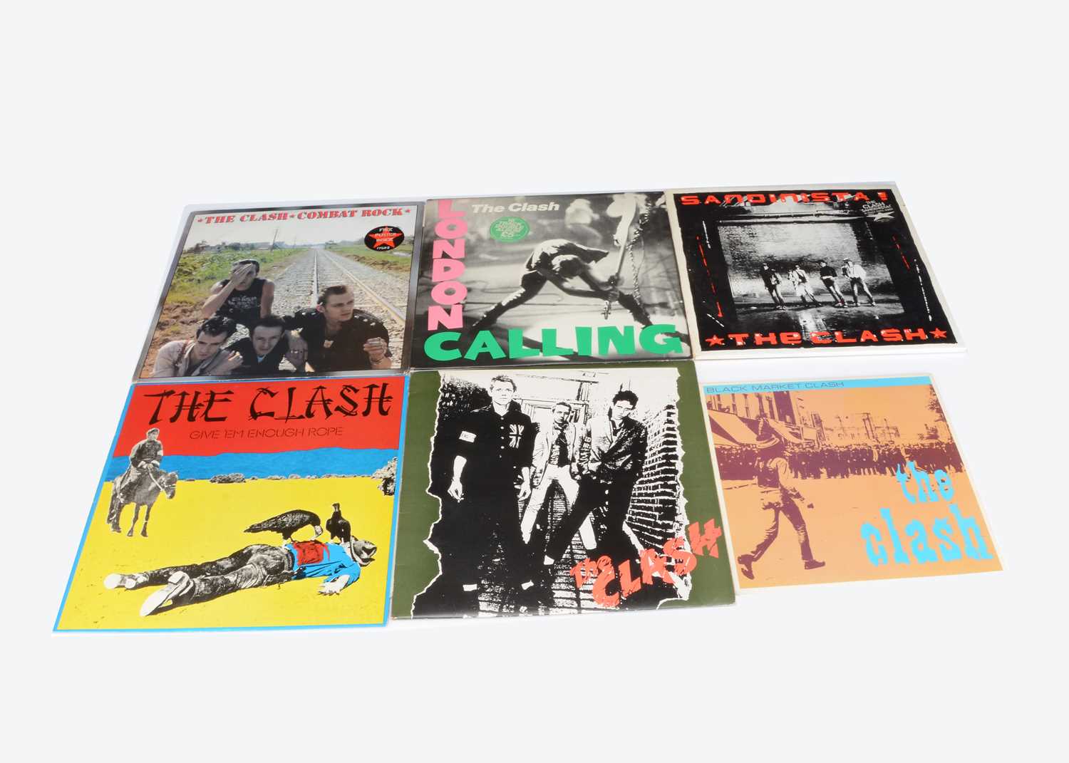 Lot 121 - Clash LPs