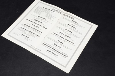 Lot 314 - Beatles / NME Poll-Winners Programme