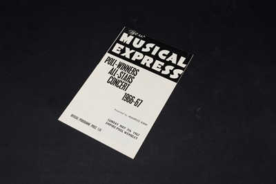 Lot 345 - New Musical Express Poll Winners Concert Programmes 1966-67