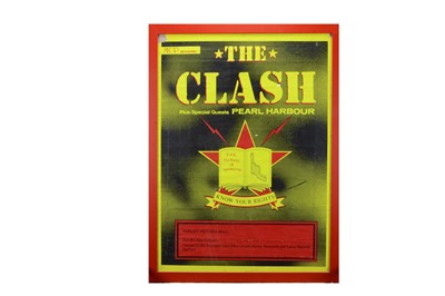 Lot 373 - The Clash Concert Poster