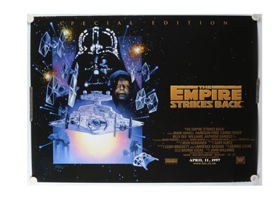 Lot 399 - Star Wars The Empire Strikes Back Quad Film Posters