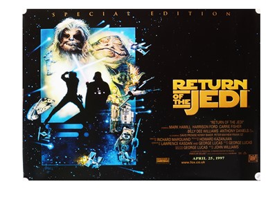 Lot 400 - Star Wars Return Of The Jedi Quad Film Posters