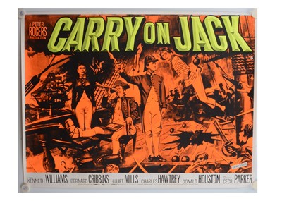 Lot 406 - Carry On Jack (1963 RR) Quad Poster