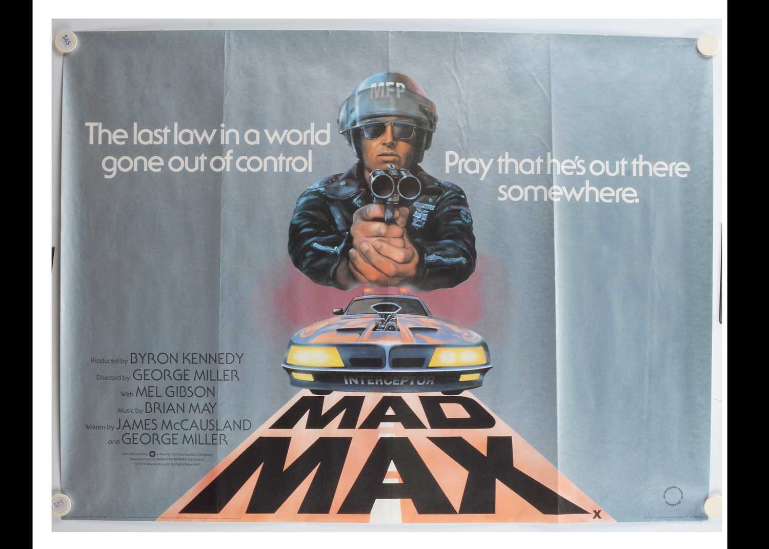 Lot 410 - Mad Max (1979) UK Quad Poster