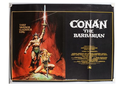 Lot 412 - Conan The Barbarian (1982) UK Quad Poster