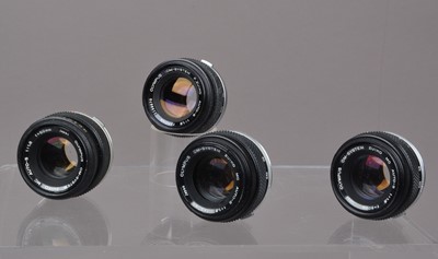 Lot 339 - A Group of Olympus OM Lenses