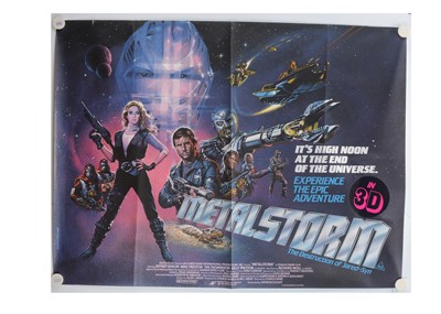 Lot 421 - Metalstorm - The Destruction of Jared-Syn (1983) Quad Poster