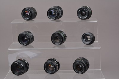Lot 340 - A Group of Wide Angle Lenses