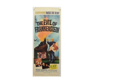 Lot 435 - The Evil Of Frankenstein (1964) US Insert poster