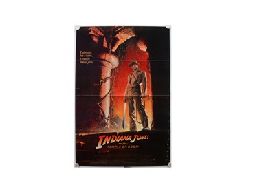 Lot 444 - Indiana Jones and The Temple Of Doom (1984) One Sheet Poster