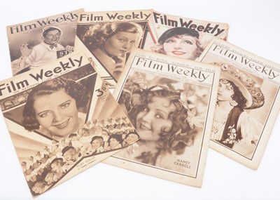 Lot 490 - Film Weekly Magazines