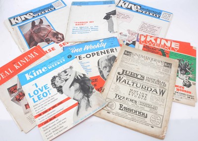 Lot 492 - Kinematograph / Kine Weekly Magazines