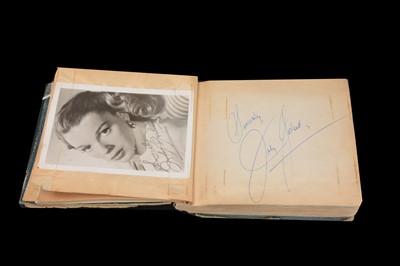 Lot 496 - Autograph Book / Judy Garland / Abbott and Costello / Chico Marx / Pele / Ingrid Bergman plus